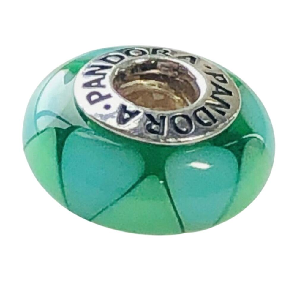 Pandora Murano Glass Bead Charm – 925 ALE Sterling Silver – Retired
